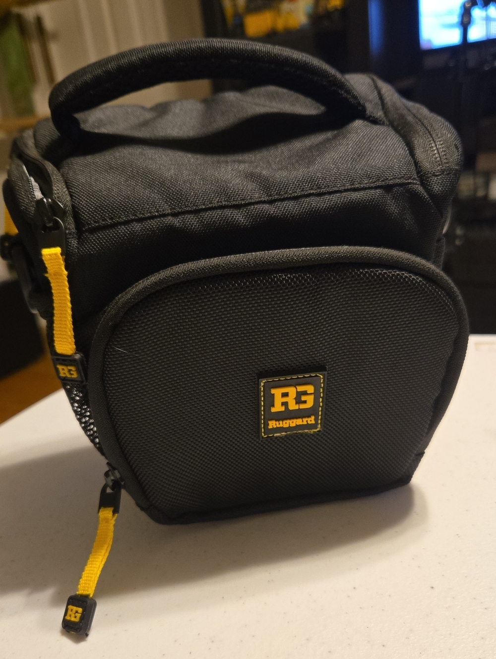 Ruggard Compact Camera Bag with Yellow Accents